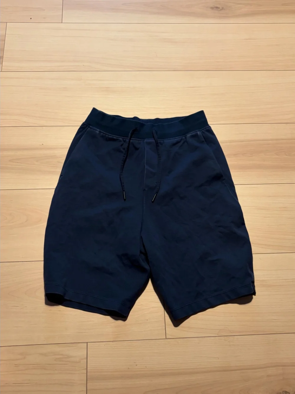 Lululemon Navy Blue Drawstring Active Shorts